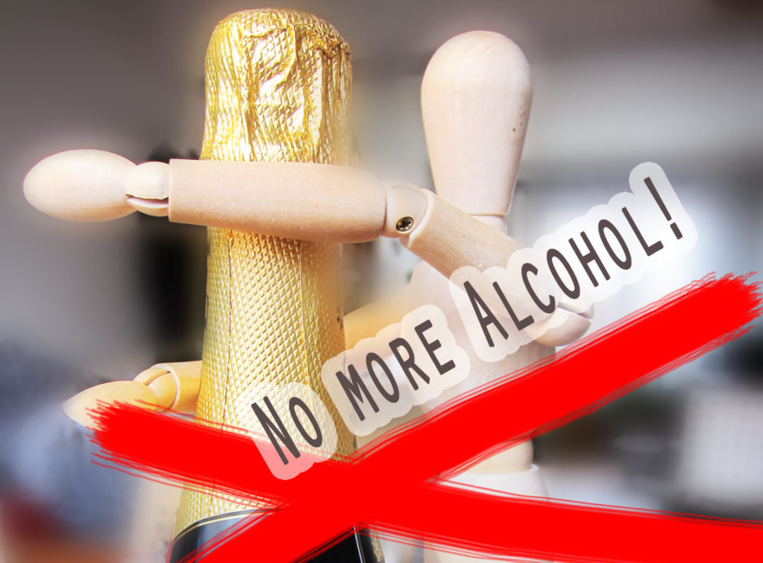 No more alcohol