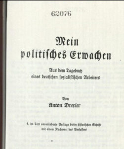 My Political Awakening: From the Journal of a German Socialist Worker by Anton Drexler 
